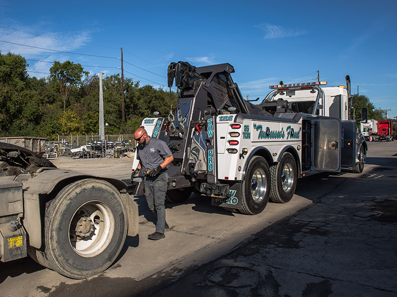 Davenport's Towing & Recovery provides vehicle hauling services